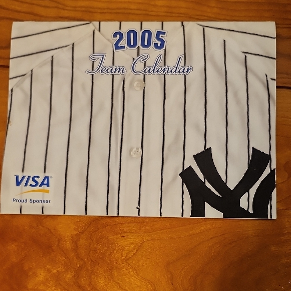 2005 NY Yankees Vintage Team Calendar